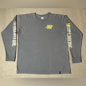 Huf Worldwide Men’s Blue Long Sleeve Shirt Size XL